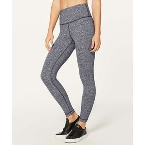 Lululemon Wunder Under Hi-Rise 7/8 Tight *25"
Heathered Black size 6